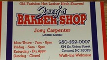 Joey's Barbershop in Concord