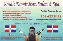 Rosa's Dominican Salon and Spa in North Miami Beach