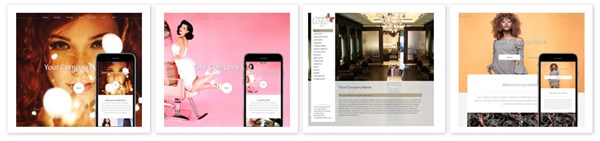 Responsive Salon Website Designs