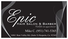 Epic Hair Salon & Barber in Hesperia