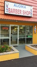 Aloma Barber shop in Winter Park