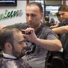 Lenny's Barber Shop in New York